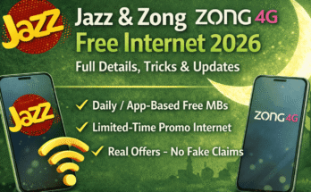 Jazz & Zong 80GB Internet Guide 2026
